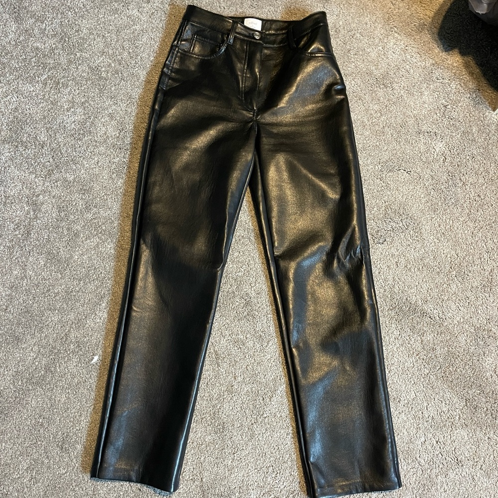 Aritzia Melina Faux Leather Pants